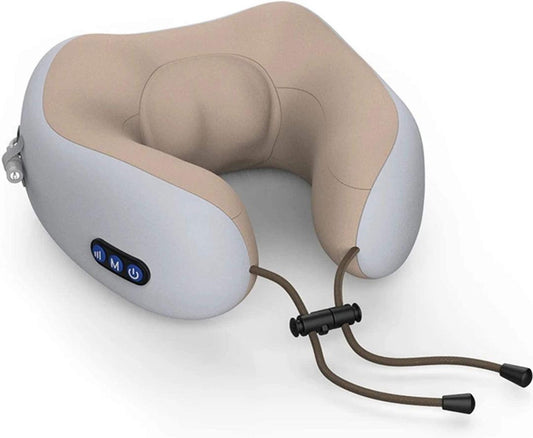 Rechargeable U Shaped Electric Travel Neck Massage Pillow